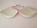 Par de rellenos push up de color beige