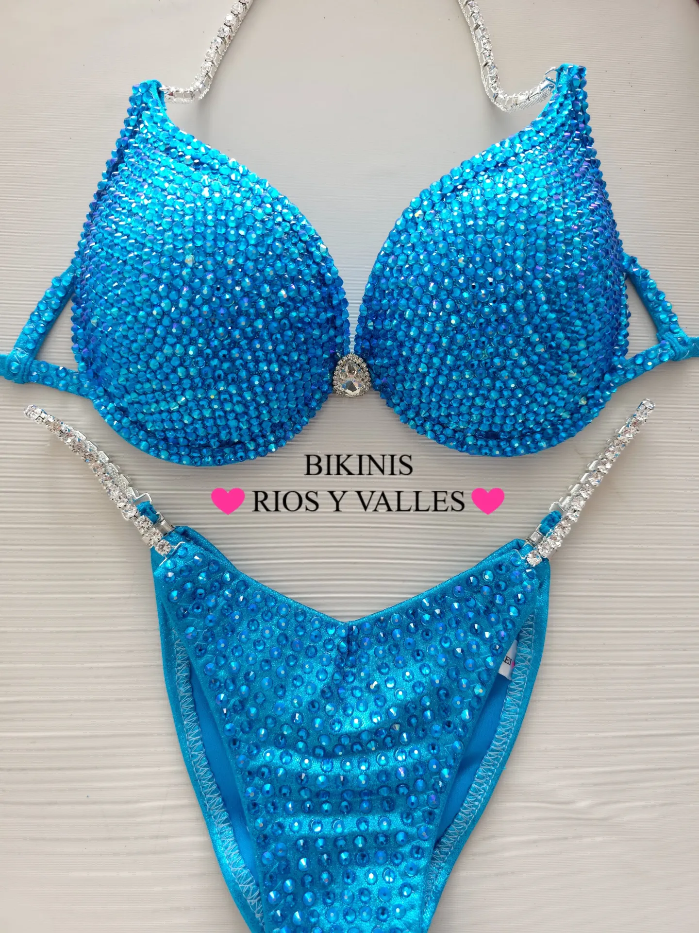 Capri Blue Full Bling