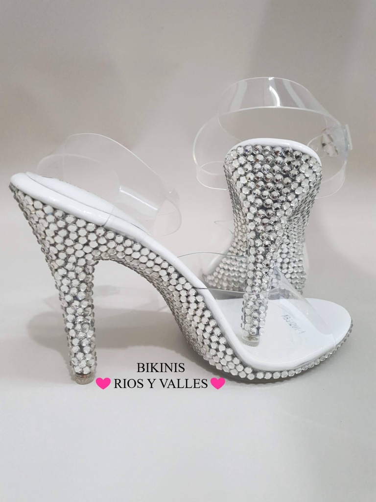 Zapatillas Full Bling Plata (23cm)