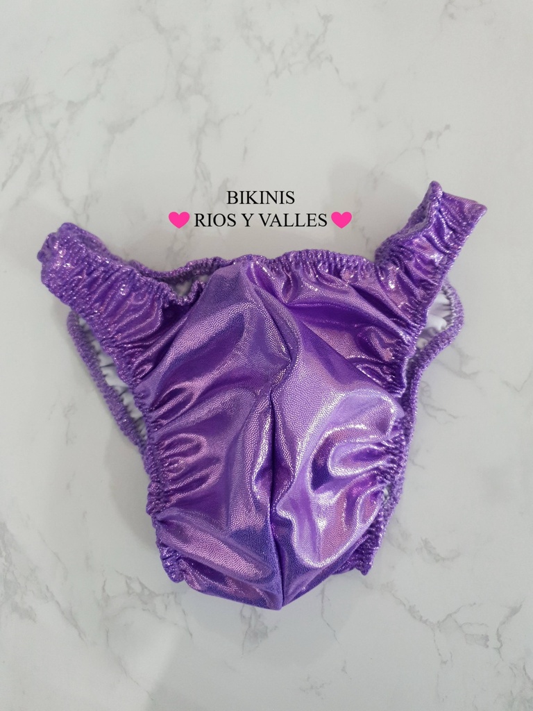 Posing Trunks, Violet, Size Medium