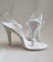 Full Bling Iridescent Heels