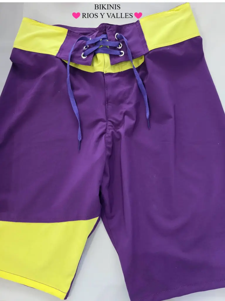 Men Physique Morado Con Amarillo