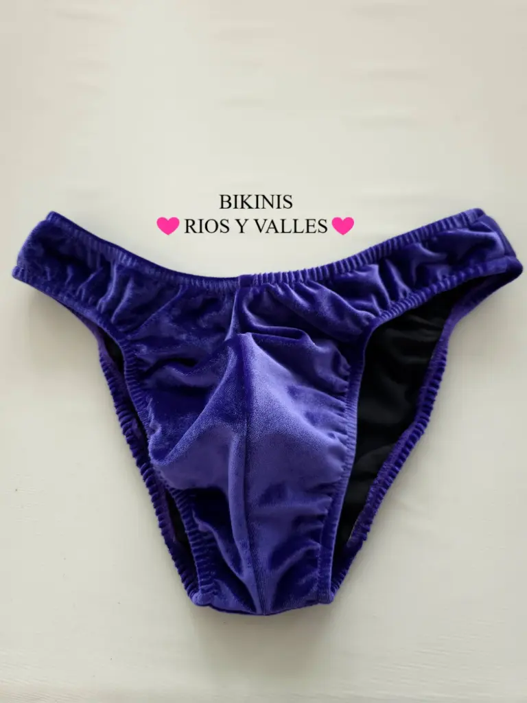Posing Trunks Purple Velvet