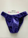 Posing Trunks Purple Velvet