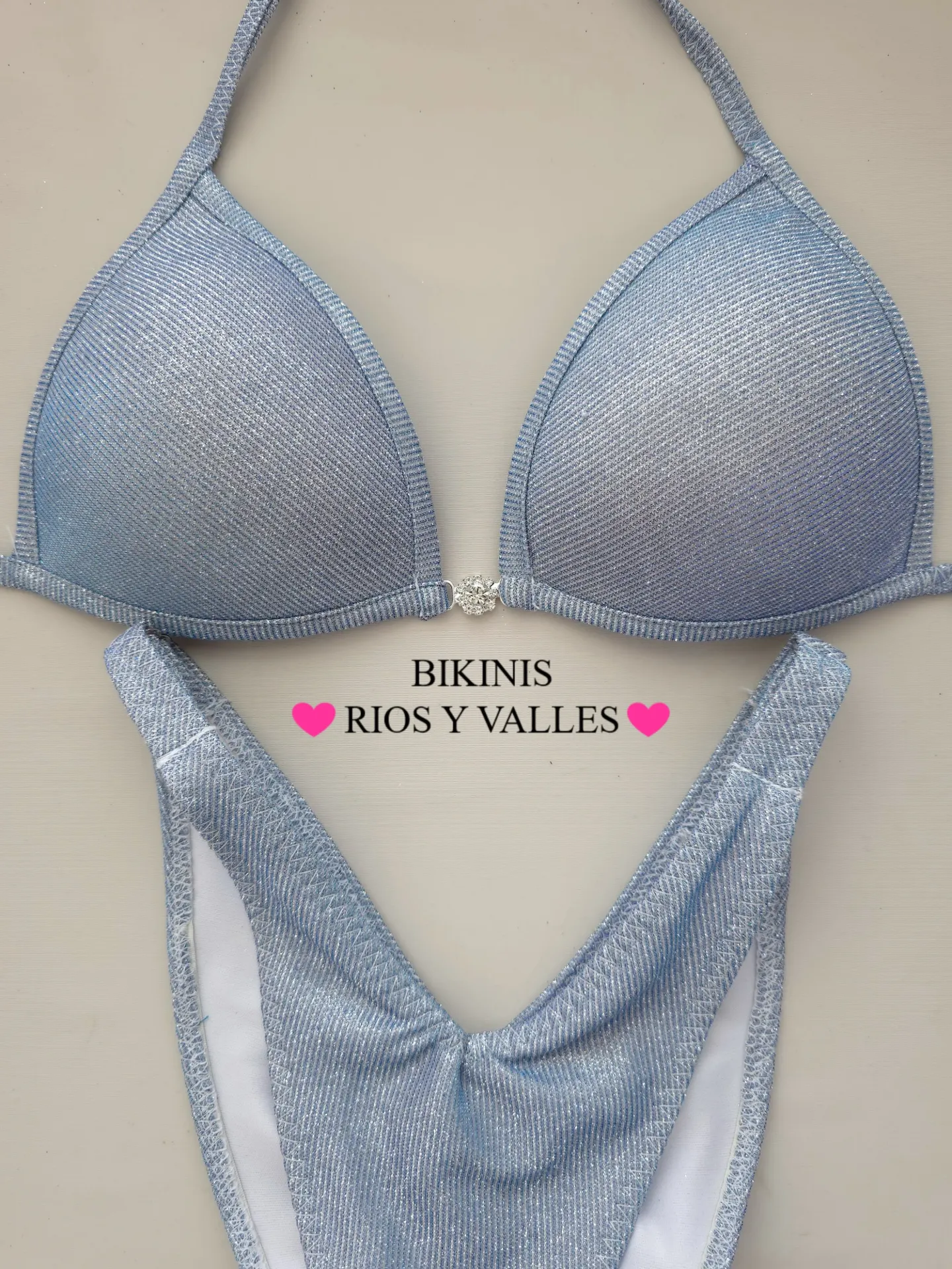 Azul Pastel Glitter PS