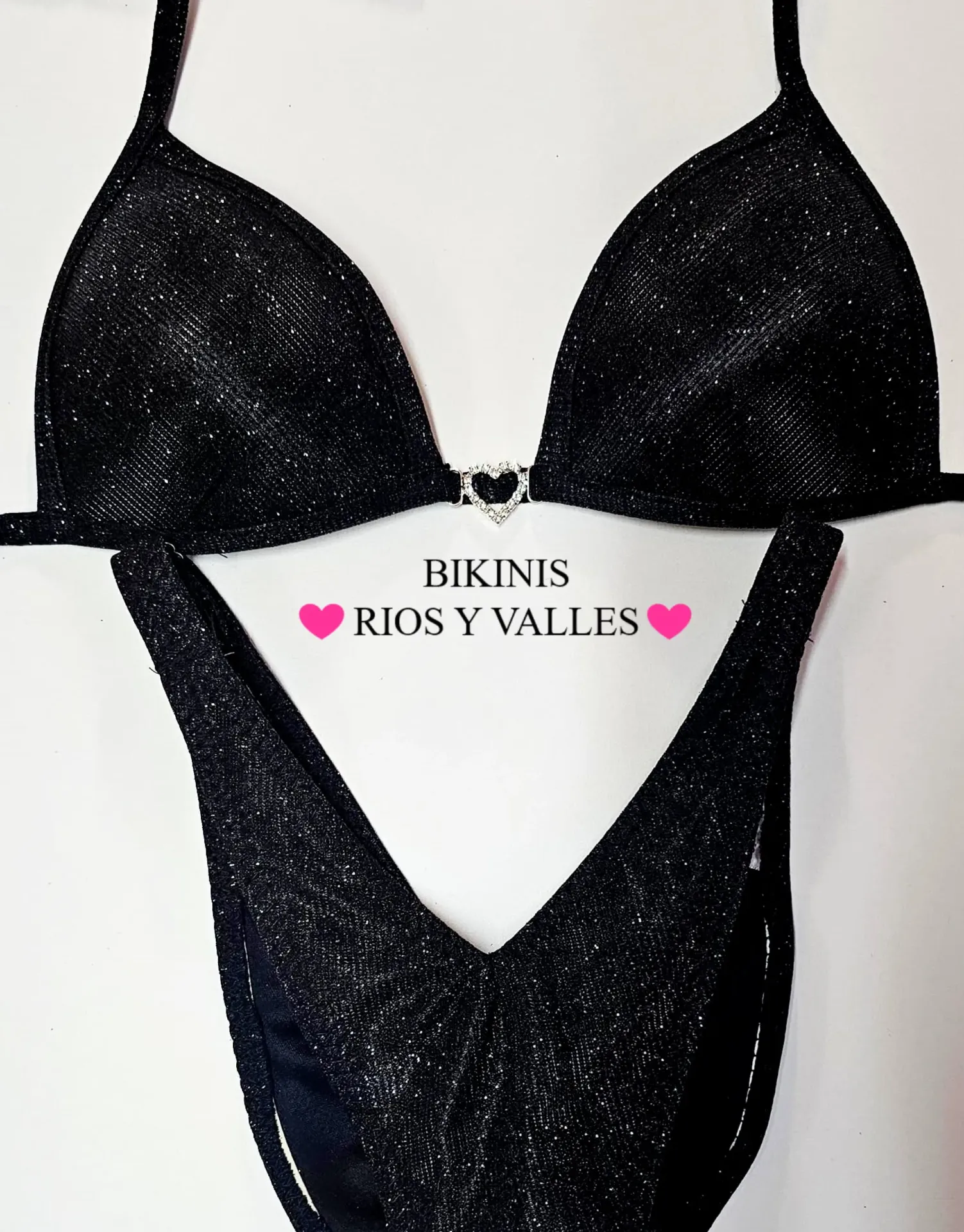 Black Glitter Posing