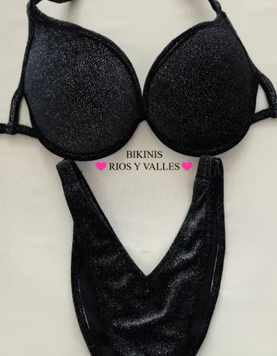 Black Glitter Velvet