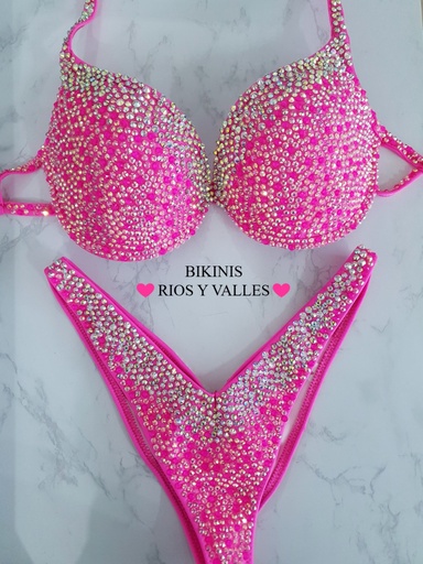 ¡DESCUENTO! Crystal neon pink